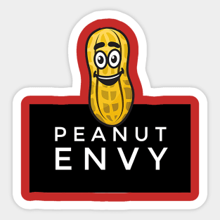 Peanut Envy (funny spoof on penis envy) Sticker